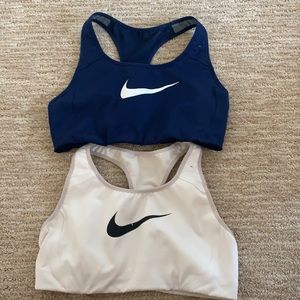 Nike Dri Fit maximum support mesh back sports bra
